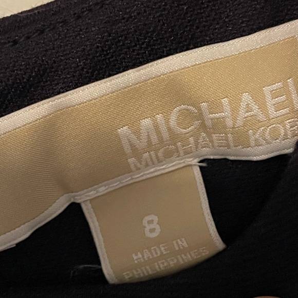 Michael Kors Purple Mini Dress with Zipper Accents - Picture 3 of 6